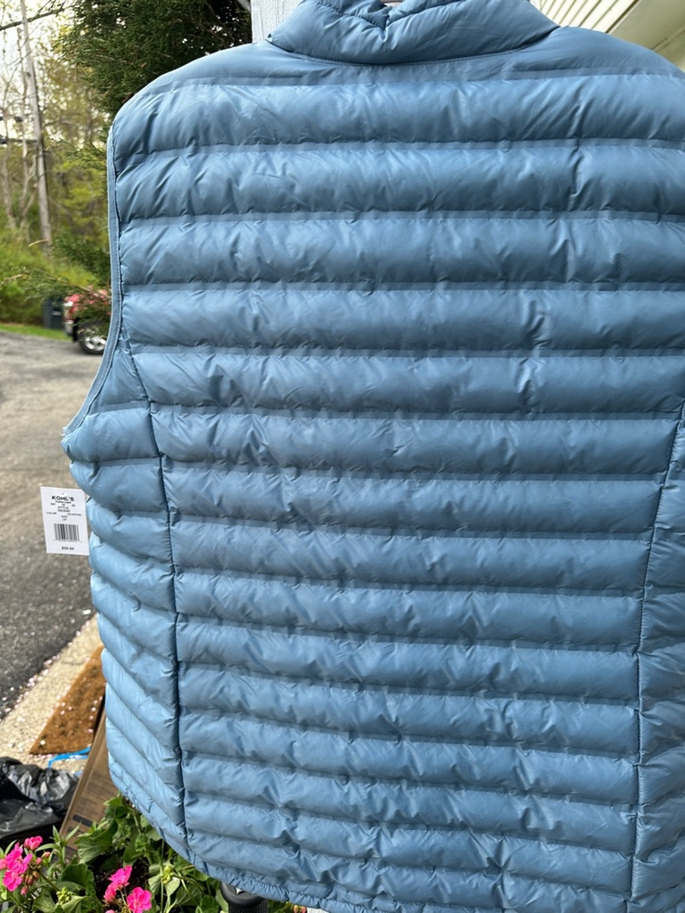 Xersion Light Blue Quilted Puffer Vest 2x NEW with tags - Picture 9 of 9